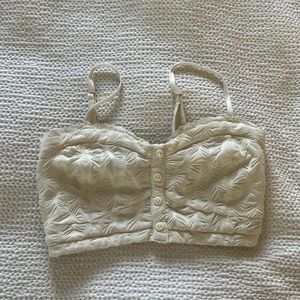 CUTE WHITE CROP TANK